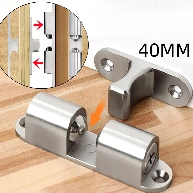 Furniture Hardware Types - 40mm Furniture Door Ball Latch Brass