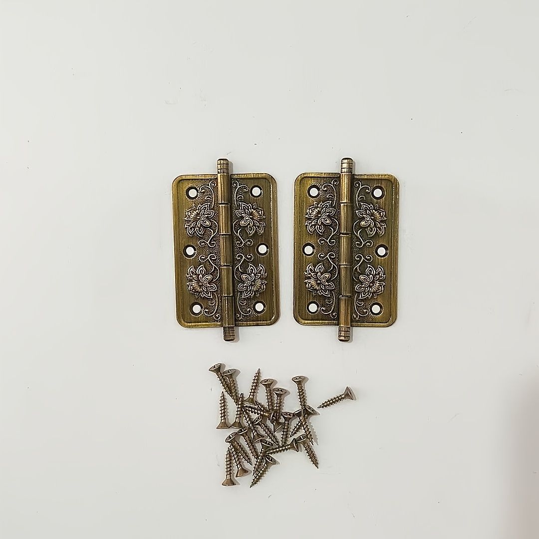 Furniture Hardware Types - 2 Pieces Thick Solid Brass Heavy-Duty