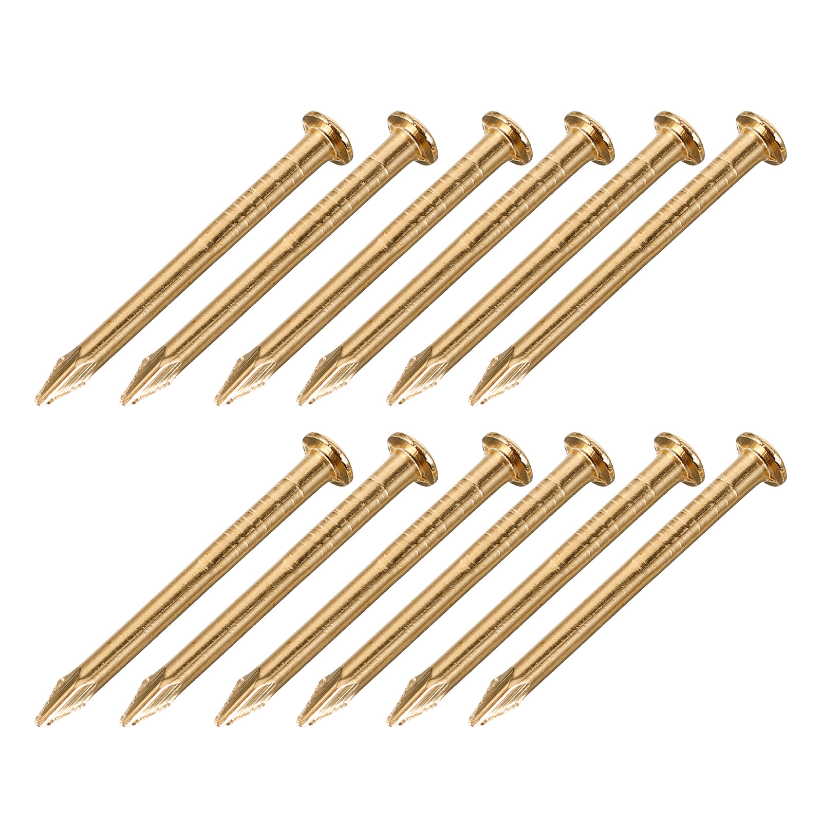 Furniture Upholstery Hardware - 100Pcs 18Mm Brass Furniture Tacks Round