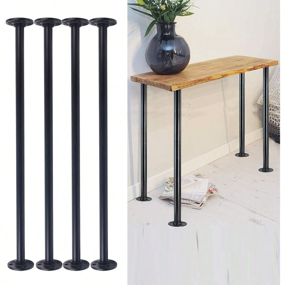 Furniture Leg Set - LOYALHEARTDYBTG 4pcs 30 Industrial Pipe Table