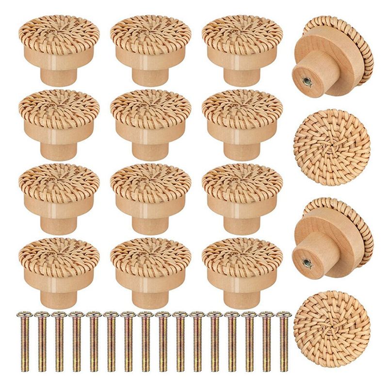 ABLQ Wooden Handles Beech Ratt – обзор и цена Furniture Hardware Paint