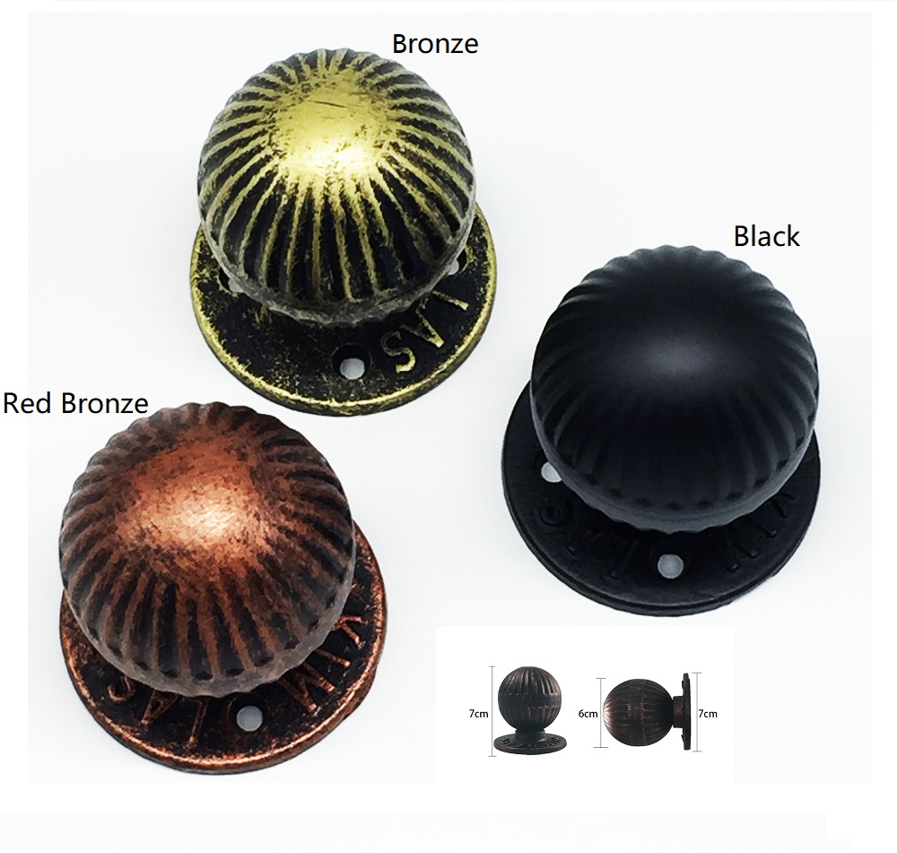 Round Ball Vintage Iron Wooden – обзор и цена Furniture Hardware Vintage