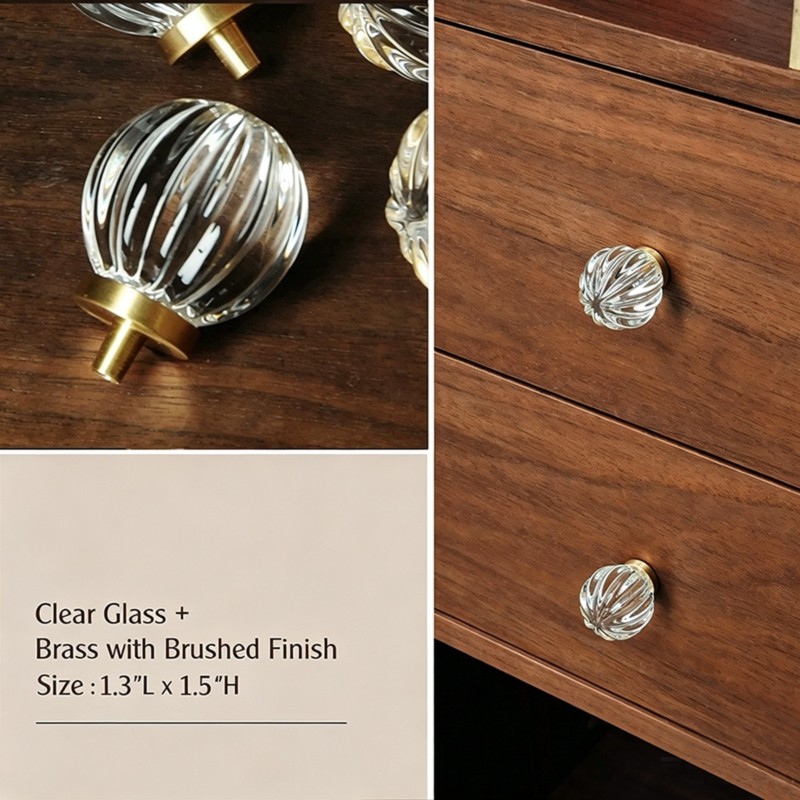 LLCS-Glass Brass Knobs Vintage – обзор и цена Furniture Hardware Paint