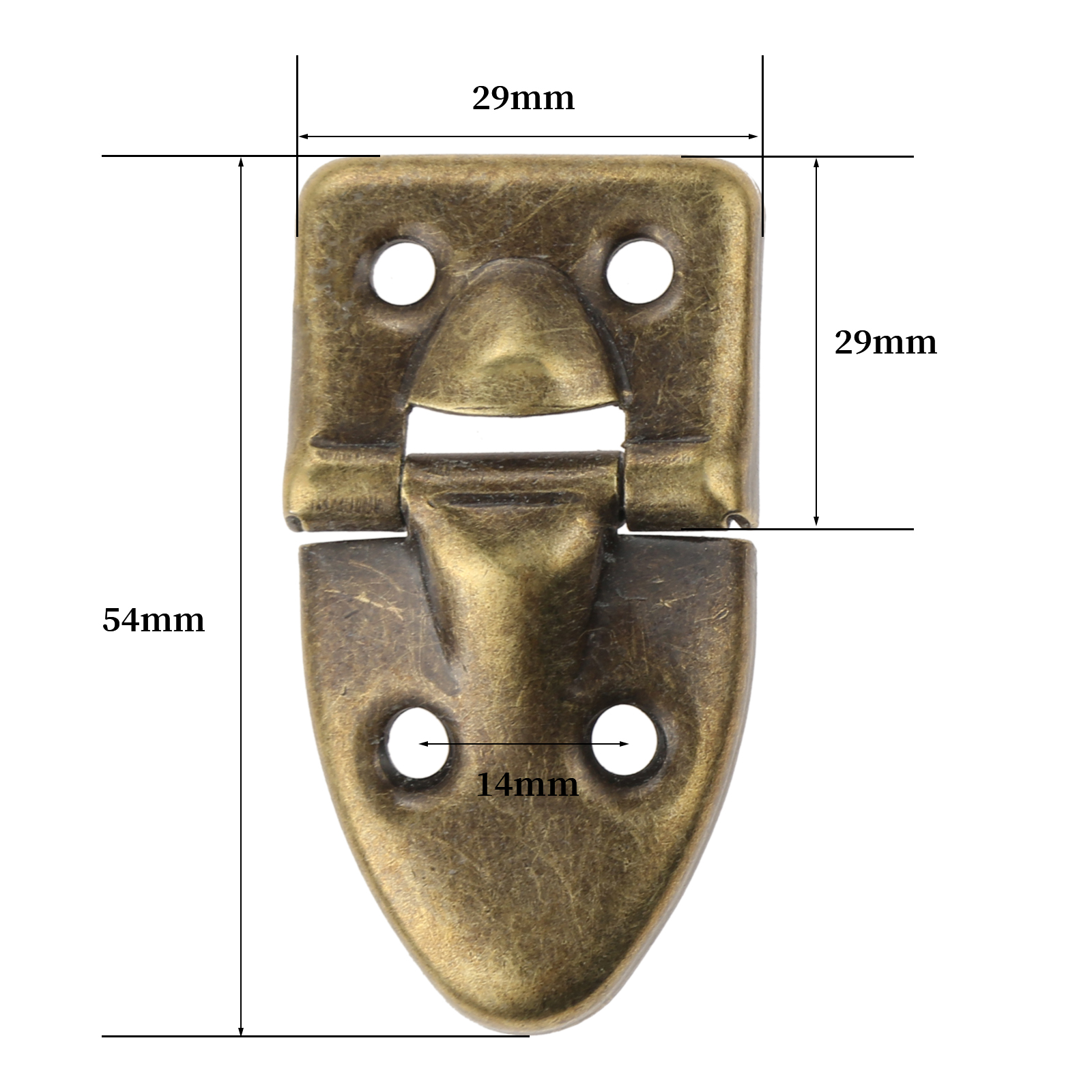 2Pcs Decorative Box Hinges Jew – обзор и цена Furniture Hardware Vintage