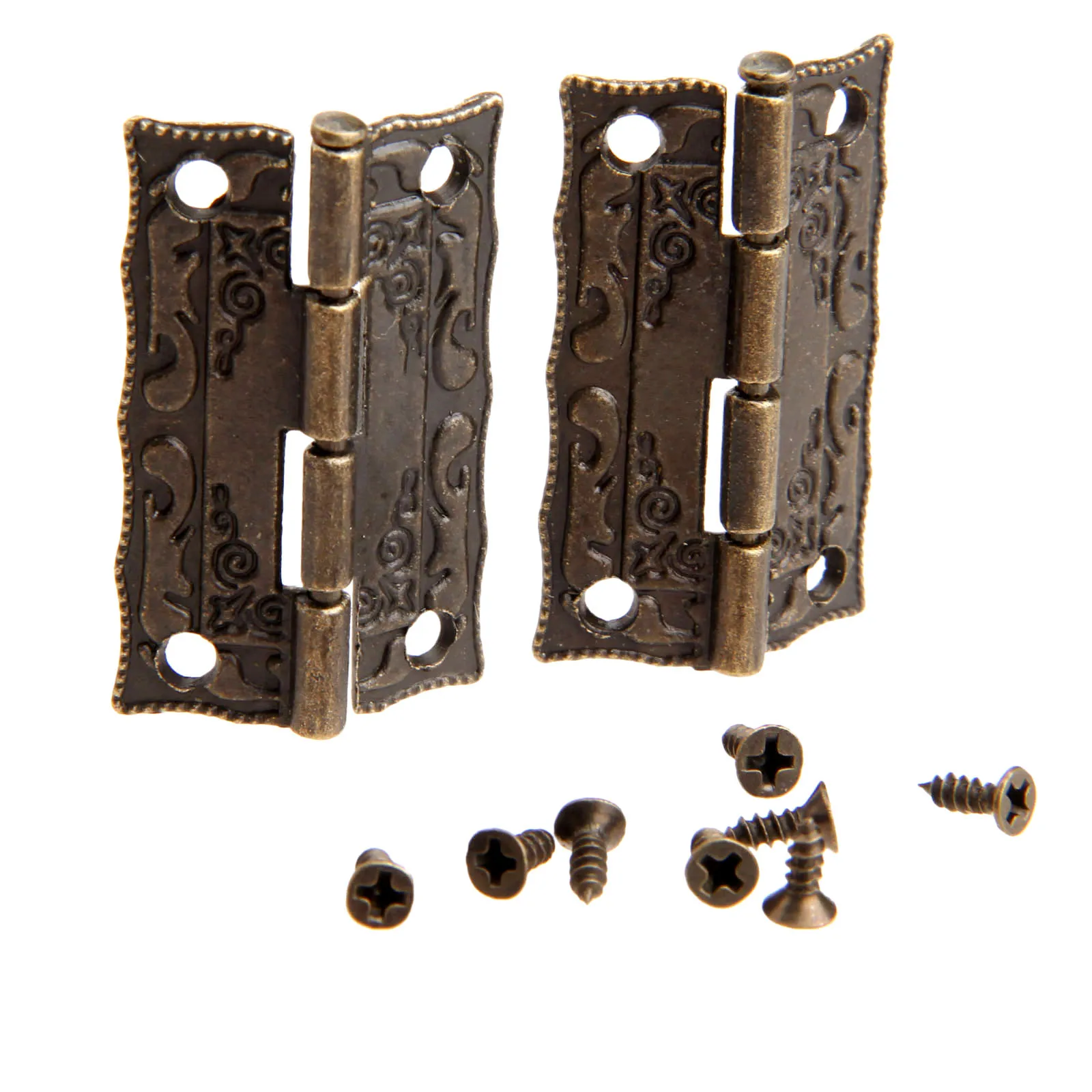10pcs Hinges 36*23mm Iron Anti – обзор и цена Furniture Hardware Vintage
