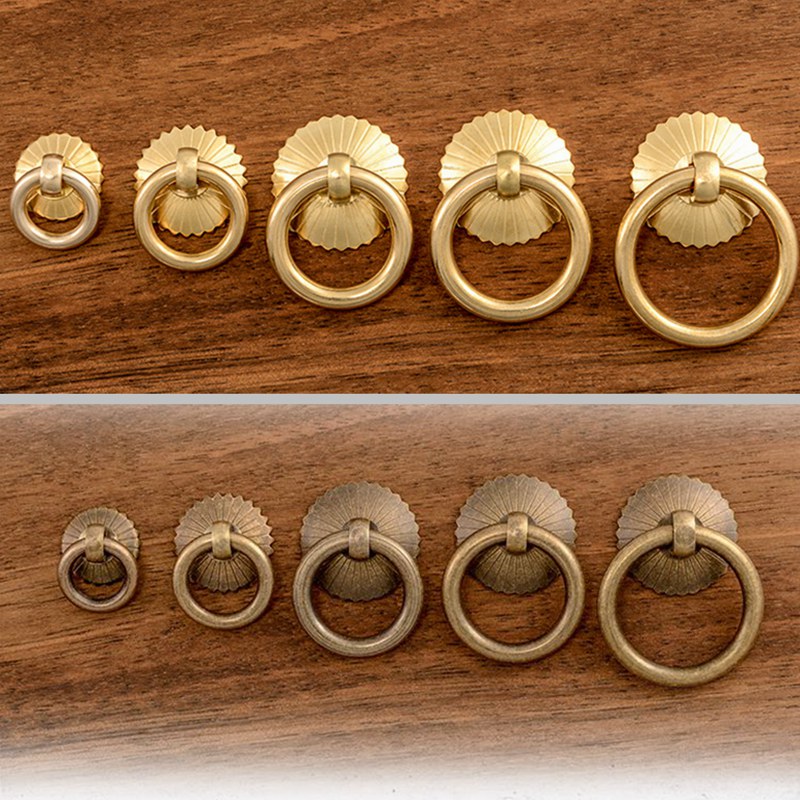 Vintage Brass Cabinet Ring Kno – обзор и цена Furniture Hardware Vintage