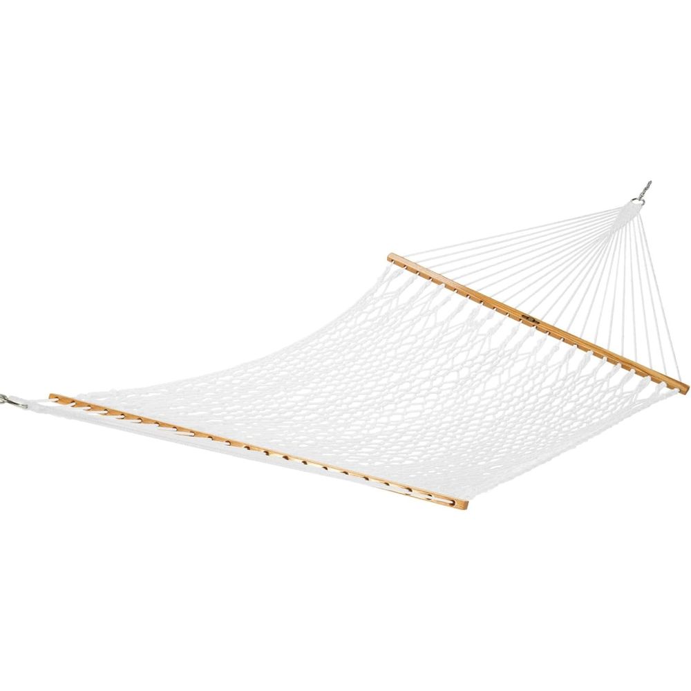 Two-Person White Rope Hammock  – обзор и цена Furniture Hardware Usa