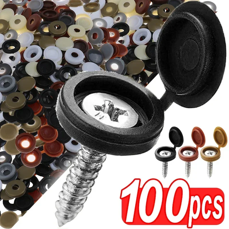 Hinged Plastic Screw Cap Cover – обзор и цена Furniture Hardware Screws