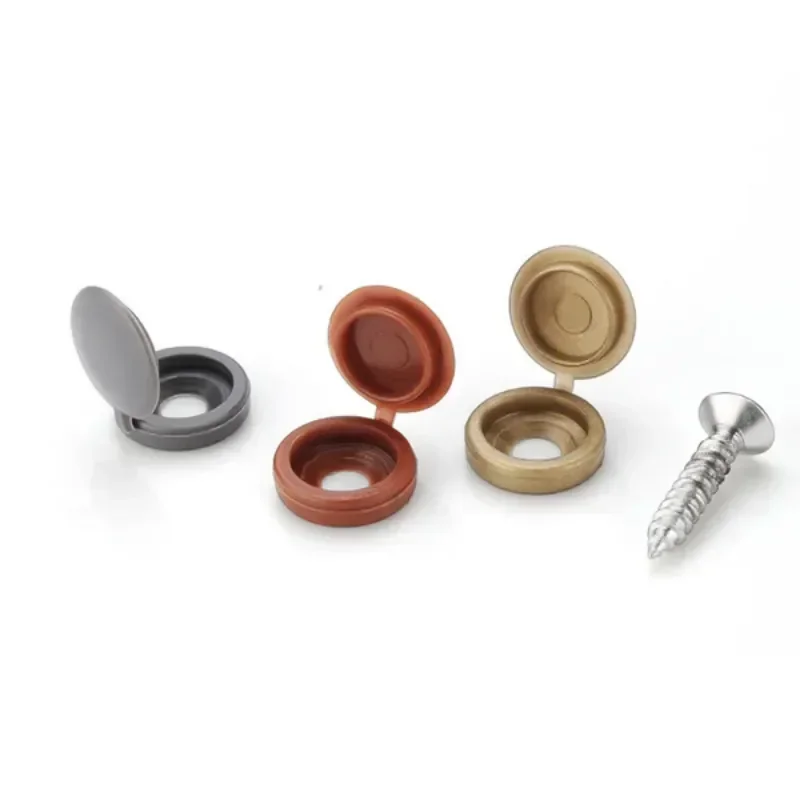 Hinged Plastic Screw Cap Cover – обзор и цена Furniture Hardware Screws