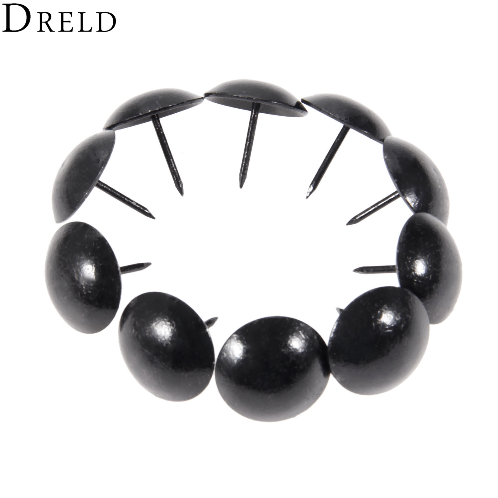DRELD 10Pcs 25mm Antique Black – обзор и цена Furniture Upholstery Hardware