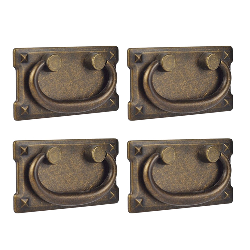 4Pcs Vintage Antique Bronze Dr – обзор и цена Furniture Hardware Vintage