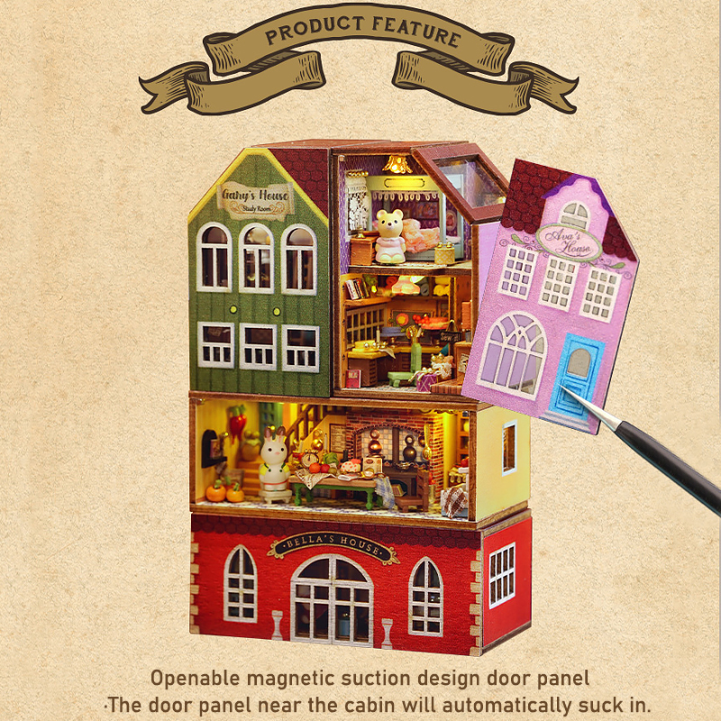 Wooden Dollhouse With Furnitur – обзор и цена Qh Furnitures