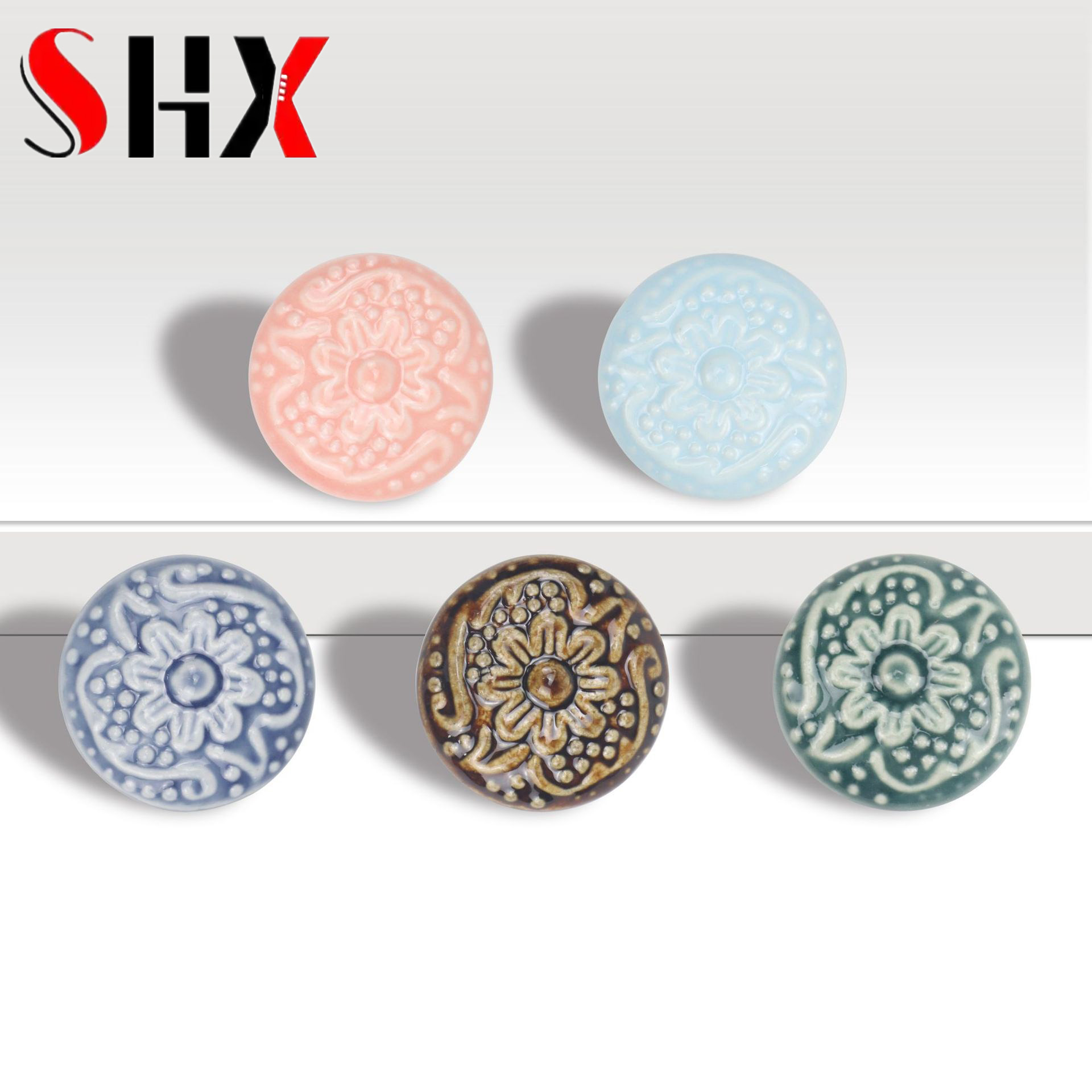 Colorful Floral Ceramic Handle – обзор и цена Furniture Hardware Paint