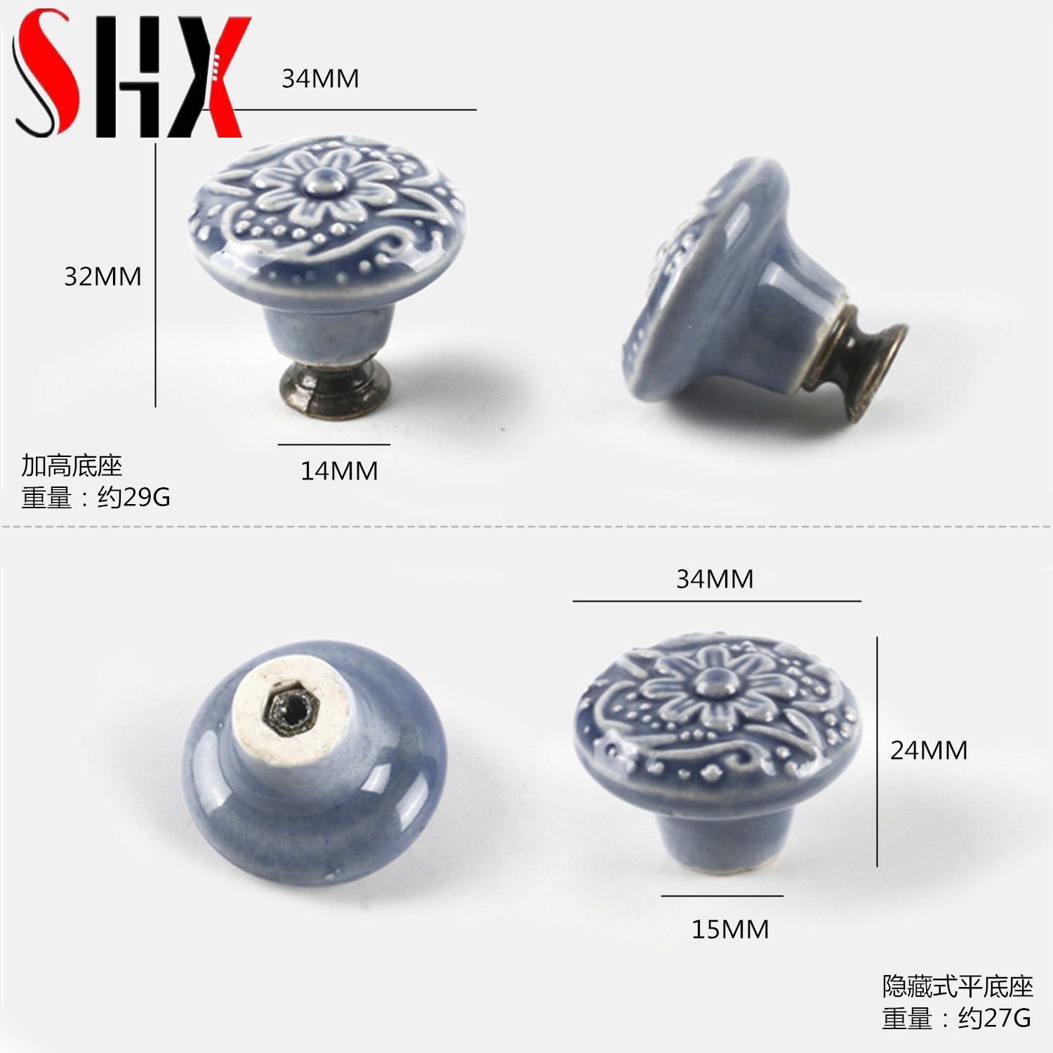 Colorful Floral Ceramic Handle – обзор и цена Furniture Hardware Paint