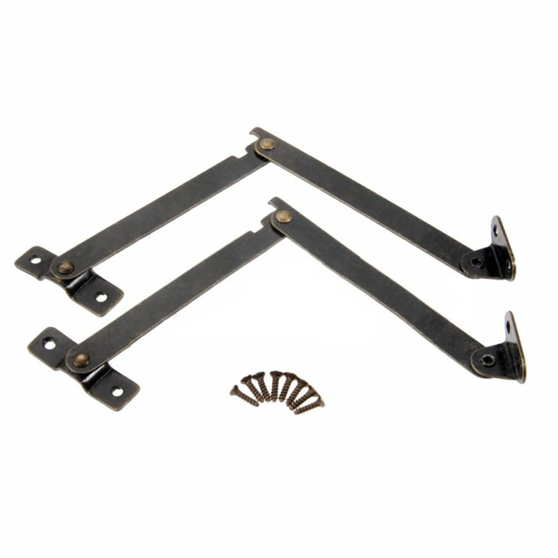 2PC Antique Bronze Lid Support – обзор и цена Furniture Hardware Screws