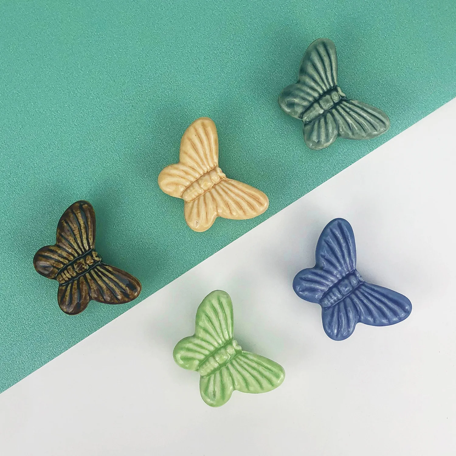 Fine Lovely Butterfly Ceramic  – обзор и цена Furniture Hardware Paint