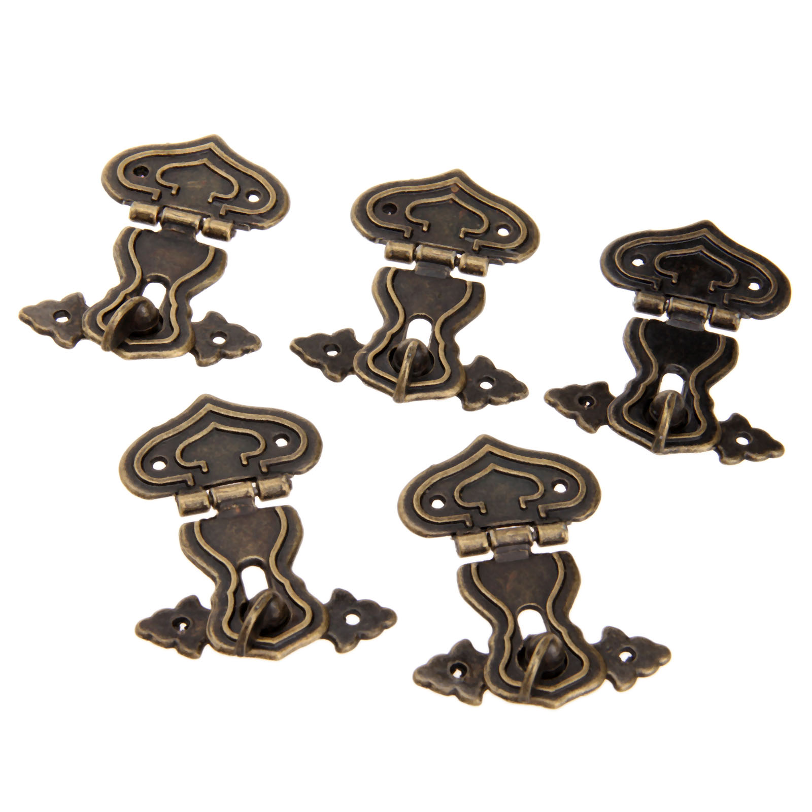 5Pcs 63x47mm Antique Metal Loc – обзор и цена Furniture Hardware Vintage