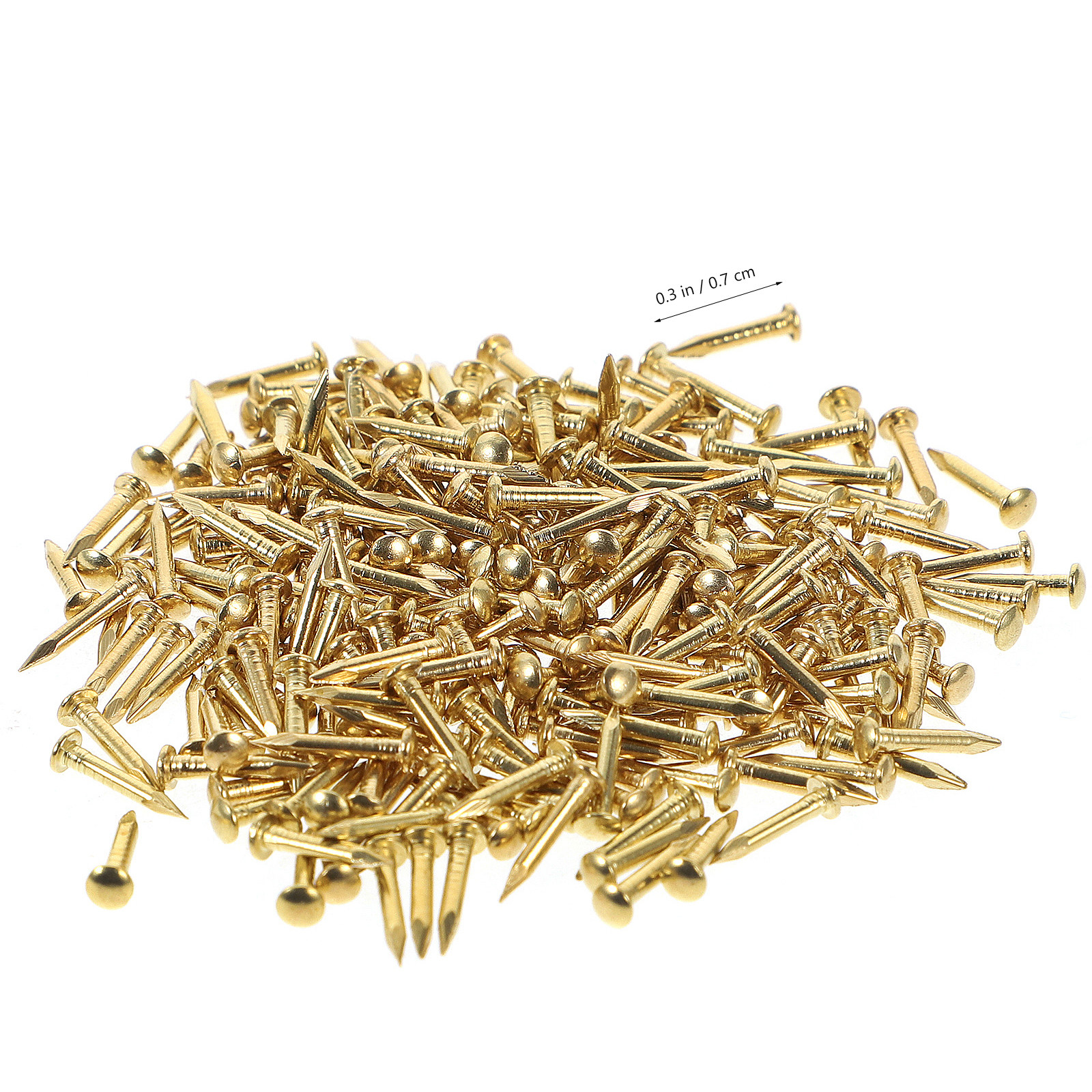200Pcs Brass Nails Round Head  – обзор и цена Furniture Upholstery Hardware