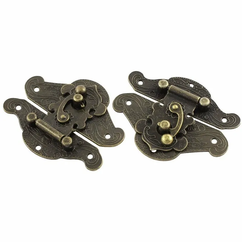5-20pcs Vintage Metal Hasp Lat – обзор и цена Furniture Hardware Vintage