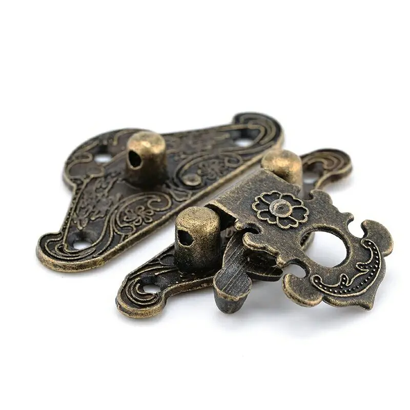 5-20pcs Vintage Metal Hasp Lat – обзор и цена Furniture Hardware Vintage