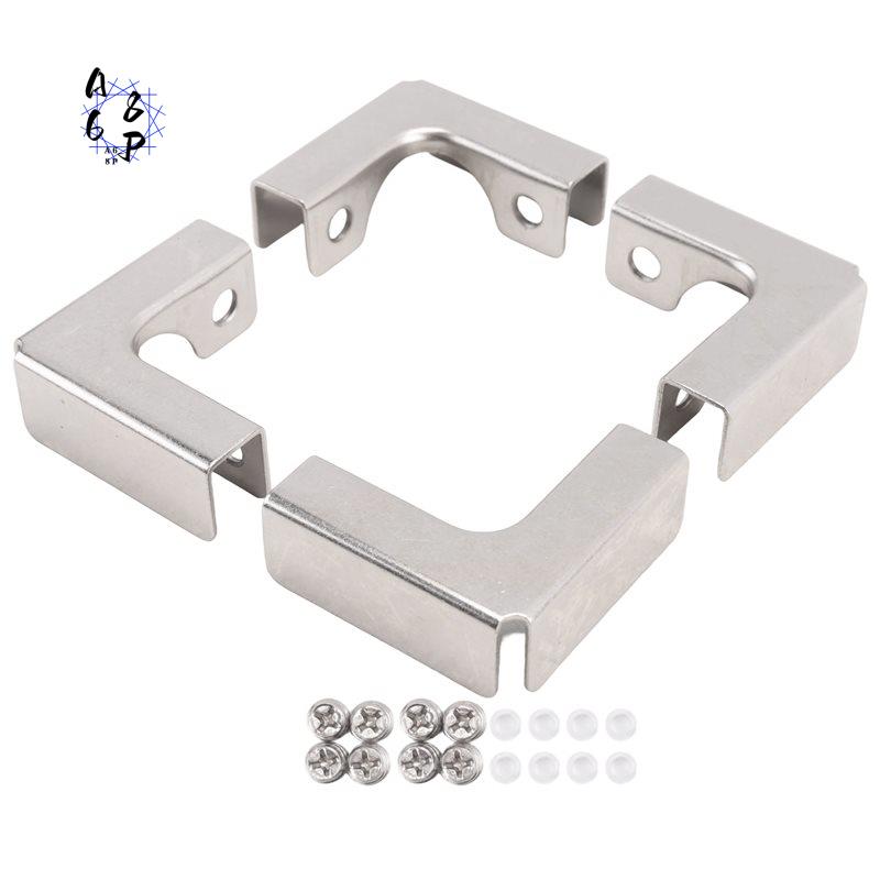 A68P-4Pcs L Type Glass Fixing  – обзор и цена Furniture Hardware Types
