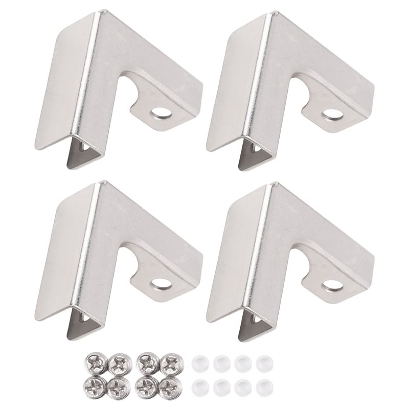 A68P-4Pcs L Type Glass Fixing  – обзор и цена Furniture Hardware Types