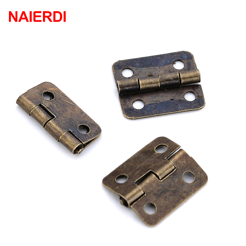 50PCS NAIERDI Antique Hinge Mi – обзор и цена Furniture Hardware Vintage
