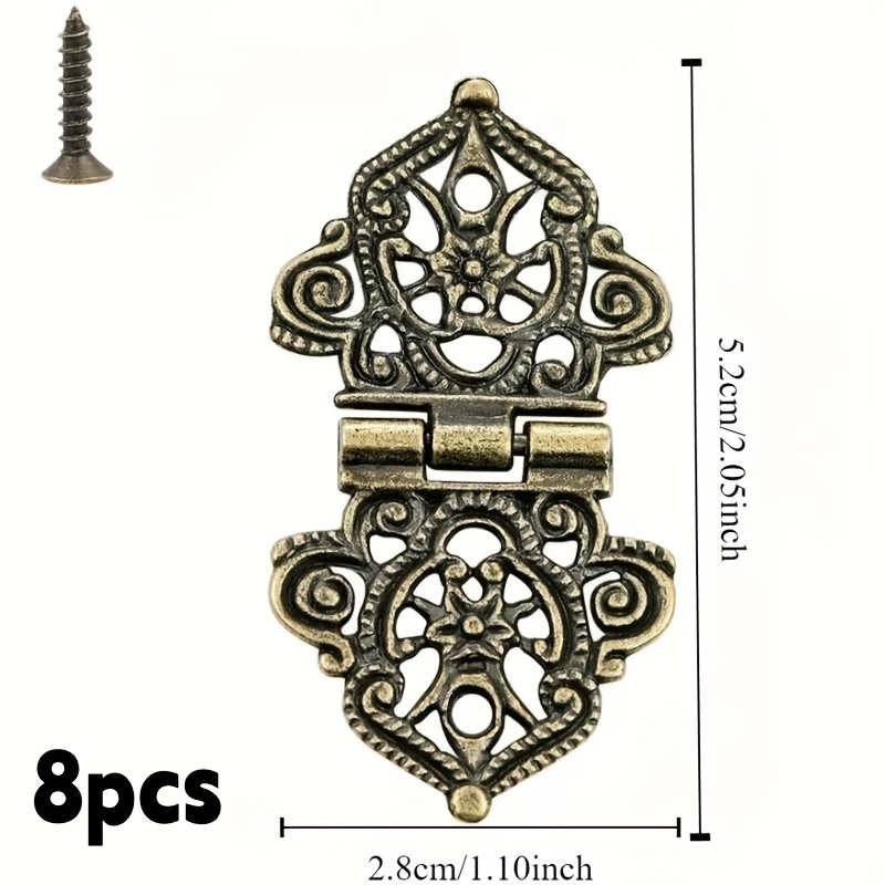 8PCS Vintage Alloy Hollow Flow – обзор и цена Furniture Hardware Vintage
