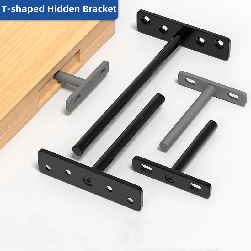1Pcs Invisible Support T-brack – обзор и цена Furniture Hardware Types